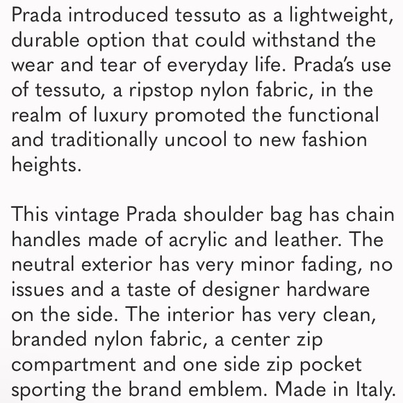 Prada Quilted nylon Tessuto Vintage shoulder bag in GUC - Picture 16 of 16